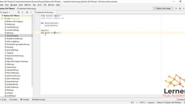 using shortcut keys in tkinter | Keyboard Event Binding With tKinter - Python Tkinter GUI Tutorial смотреть онлайн