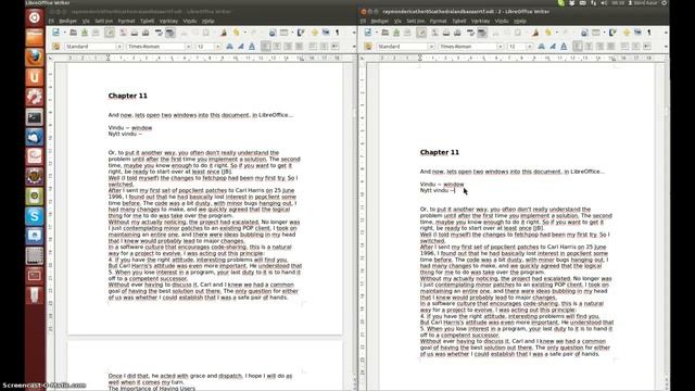 Multiple windows in LibreOffice смотреть онлайн