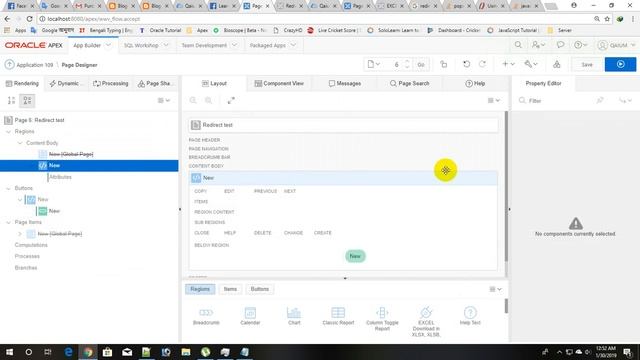 Oracle Apex Redirect One Page To Another Page By JavaScript