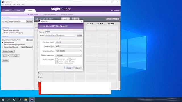 How to get your BrightSign video loop player working on Windows 10 смотреть онлайн