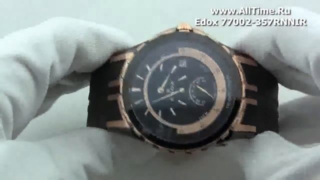 Мужские наручные швейцарские часы Edox 77002-357RNNIR смотреть онлайн