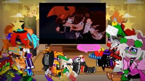 Past Security Breach reacts to Michael Afton (GlamMike and DadMike MY AU/Links and Warnings in Des)