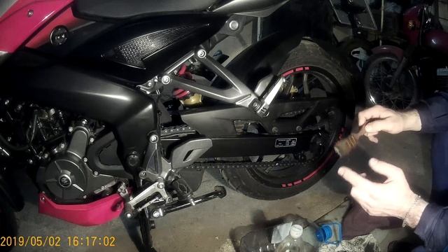 Как смазывать цепь на мотоцикле