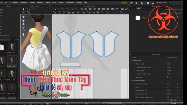 hướng dẫn thiết kế đầm xếp ly nữ ➤ Kiến thức đồ họa 4D смотреть онлайн