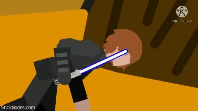 Star Wars Revenge Of The Sith cutscene (Animated with stick nodes) | The high ground смотреть онлайн