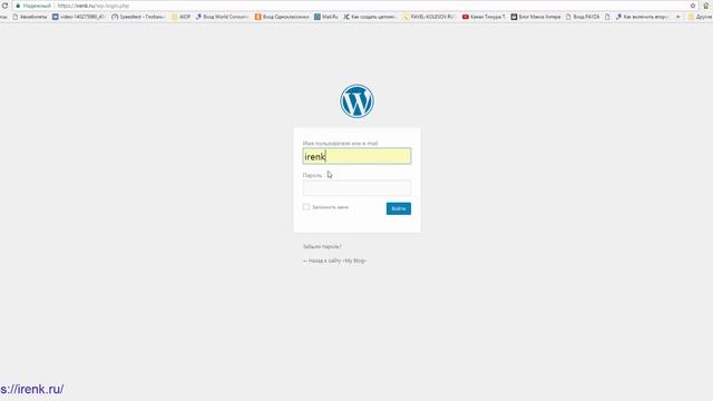 Как войти в админ панель WordPress минуя cPanel хостинга? смотреть онлайн