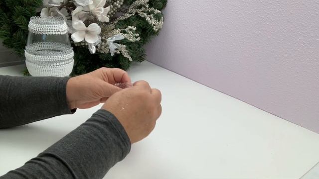 Как украсить стеклянную вазу к новому году. Дёшево и красиво/ Christmas home decor смотреть онлайн