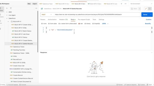 Salesforce BULK API V1 Hard Delete request from PostMan смотреть онлайн