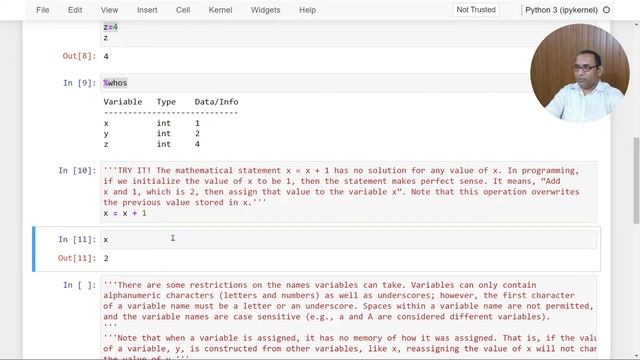 Lecture -14: Variable and Assignment in Python смотреть онлайн