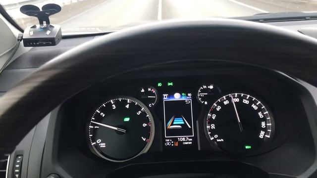 Toyota Land Cruiser Prado 4.0 AT Black Onyx год 2020 расход по трассе смотреть онлайн