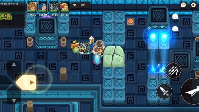 Guardian Tales: Heaven Hold Tower 48 puzzle (Go Fast!) смотреть онлайн