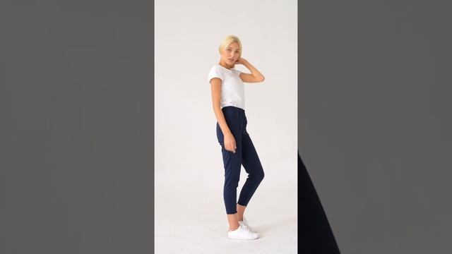 Штаны женские 101 темно-синие смотреть онлайн