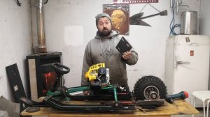 Снегокат с мотором на стиле