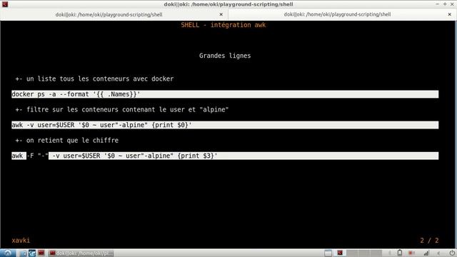 SCRIPTS 2.5 - Bash : awk, format docker, sort et head смотреть онлайн