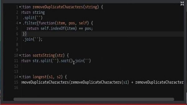 Two to One | 7kyu codewars | Javascript