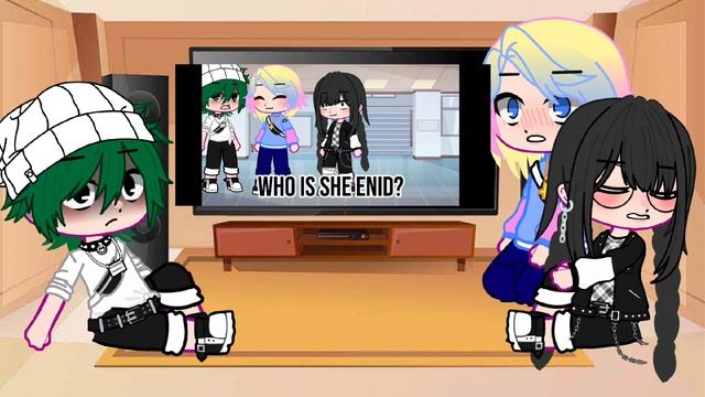 ajax enid wednesday react to on accident my vid // ajax x enid? wenclair!! ✨❤//FR_CH_20 смотреть онлайн