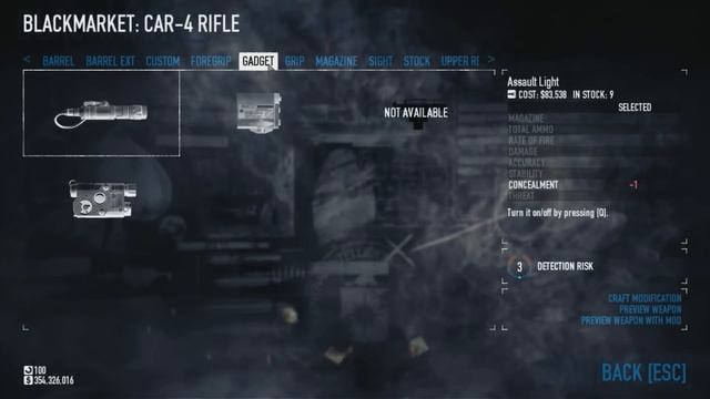[PATCHED] Payday 2: Stealth, Weapon Setup: CAR-4 Rifle, Gage Weapon Pack #01 DLC ONLY