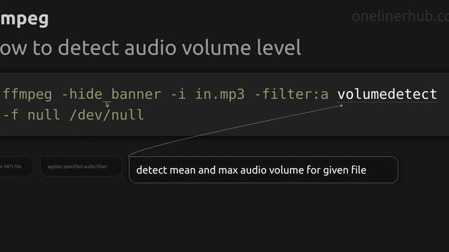 How to detect audio volume level #ffmpeg смотреть онлайн