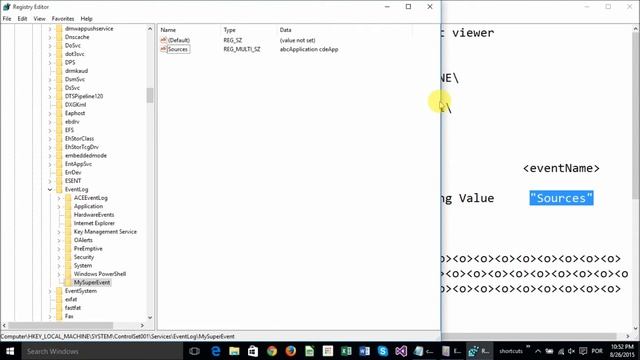 create a custom event log under event viewer смотреть онлайн