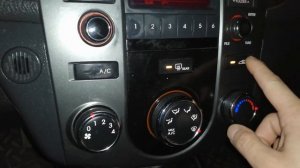 Kia Cerato 2, 2011 выключение автоматического кондиционера