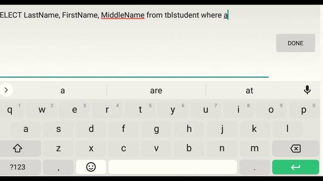 Using SQLite Developer Studio Selecting Three Colums in tblstudents смотреть онлайн