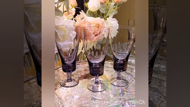 Бокалы марганцевое стекло. Эпоха СССР. смотреть онлайн