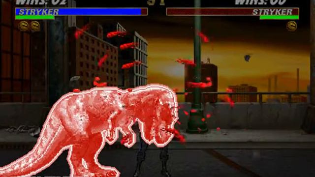 Mortal Kombat 3 & Ultimate Mortal Kombat 3 - Arcade - Stryker - Animality смотреть онлайн