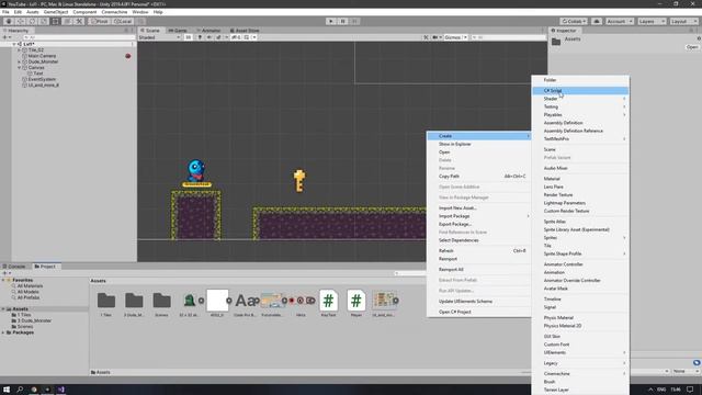 КАК СДЕЛАТЬ ЗАДАНИЯ (собирание ключей) | UNITY 2D смотреть онлайн