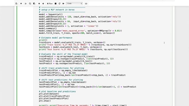 How to predict a timeseries using Multi Layer Perceptron in Keras смотреть онлайн