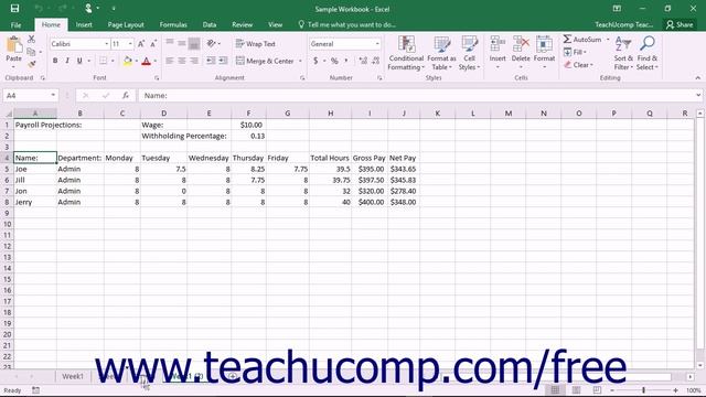 Excel 2016 Tutorial Copying or Moving Worksheets Microsoft Training Lesson смотреть онлайн