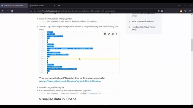 Adding geographical location information using IP2Location Logstash Filter Plugin смотреть онлайн