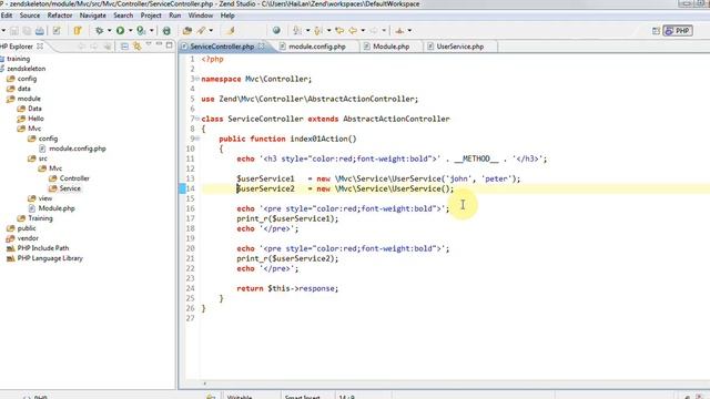Tự học Zend Framework - Bài 47 Sử dụng Service trong Zend 2 - Phần 1 смотреть онлайн
