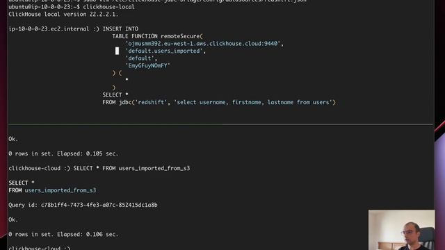 Migrating from Redshift to ClickHouse смотреть онлайн