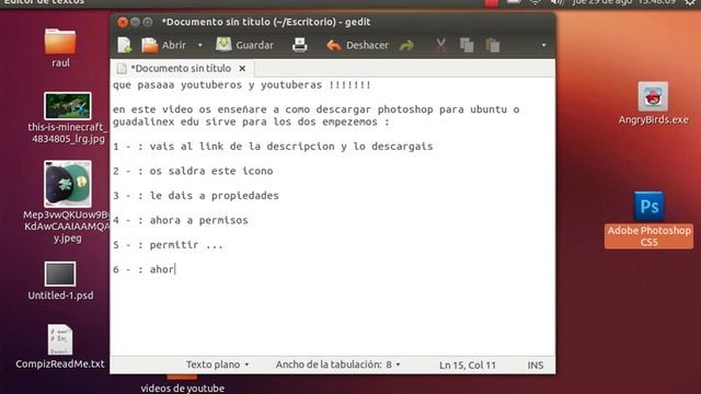 como descargar photoshop en ubuntu y guadalinex edu смотреть онлайн