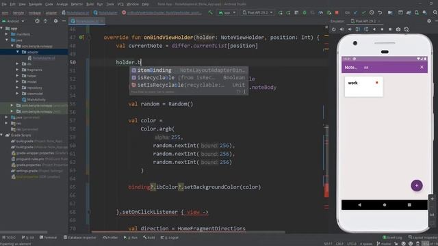 SearchView returns wrong item from RecyclerView - Bug Fixed смотреть онлайн