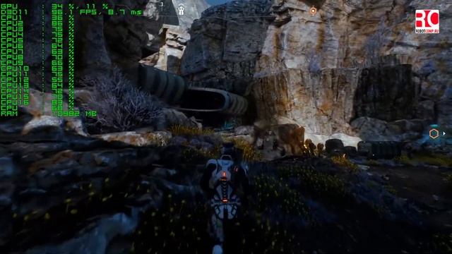 Тест компьютера Тополь-М в игре Mass Effect Andromeda (Конфигурация 2017 года) смотреть онлайн