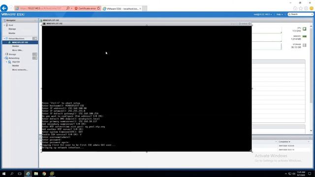 Cisco ISE - ISE VM Deployment & License Activation смотреть онлайн