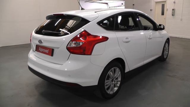 Ford FOCUS 1.6 TITANIUM NAVIGATOR finished in Frozen White, video walkaround ! смотреть онлайн