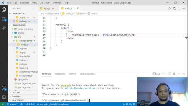 14-ReactJS-04-Class Component and State Management смотреть онлайн