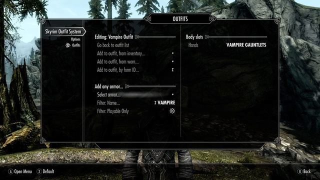 In-Dev: Skyrim Outfit System