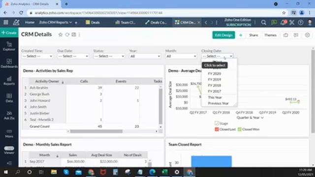 Monthly Webinar #10 - Driving Business Insight With Zoho Analytics смотреть онлайн