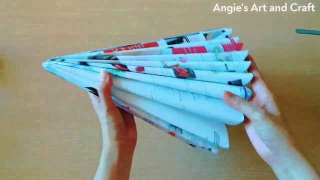DIY Christmas Tree|Recycle Magazine Crafts|Christmas Decoration|DIY[Angie's Art and Craft] смотреть онлайн