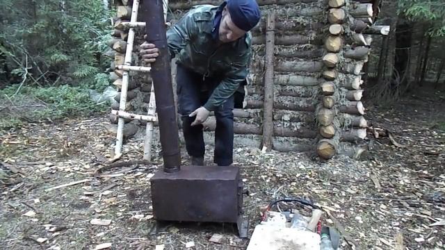 Строительство избушки в лесу смотреть онлайн