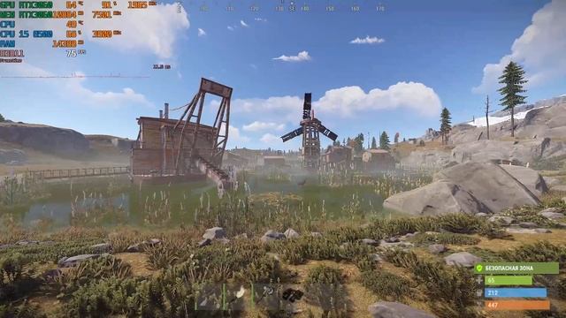RUST Тест видеокарты RTX 3060 12GB Ultra,Low 1080p смотреть онлайн