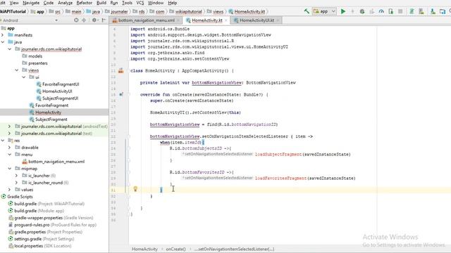 WikiAPIVideo 04 HomeActivityClass смотреть онлайн
