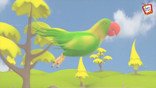 ★2 HOURS★ Chitti Chilakamma Telugu Rhyme - Parrots 3D Animation - Rhymes For Children With Lyrics смотреть онлайн