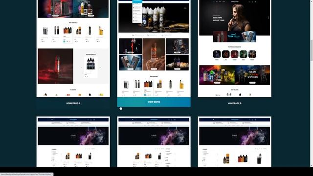 VaporShop - Electronic Cigarettes and Accessories Prestashop 17 Theme accessories marketplace смотреть онлайн