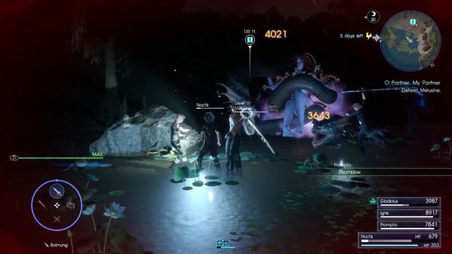 FINAL FANTASY XV - NEW Quest ( Boss Melusine - Level 99 ) смотреть онлайн