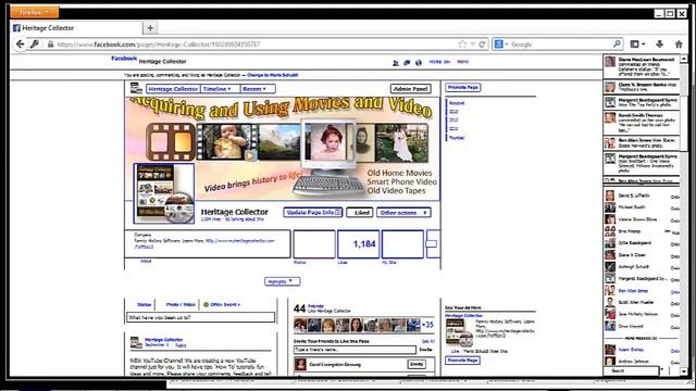 Drag Facebook Photos into Heritage Collector смотреть онлайн