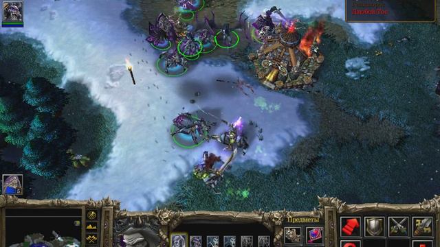 Warcraft 3 Господство Хаоса - Часть #16 - Путь проклятых - Прохождение за Нежить смотреть онлайн